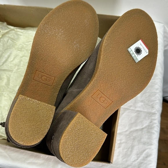NIB UGG Corinne Suede Leather Boot, 10 - Picture 12 of 13